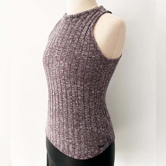 Hollister Heather Knit High Neck Top - Size S - Picture 2 of 10